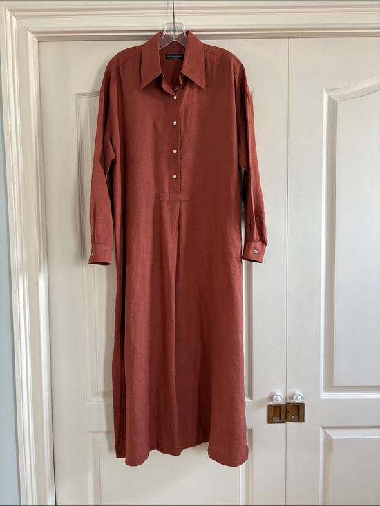 J. Peterman Dresses & Skirts - The J. Peterman Company Linen Maxi Dress Size Medium